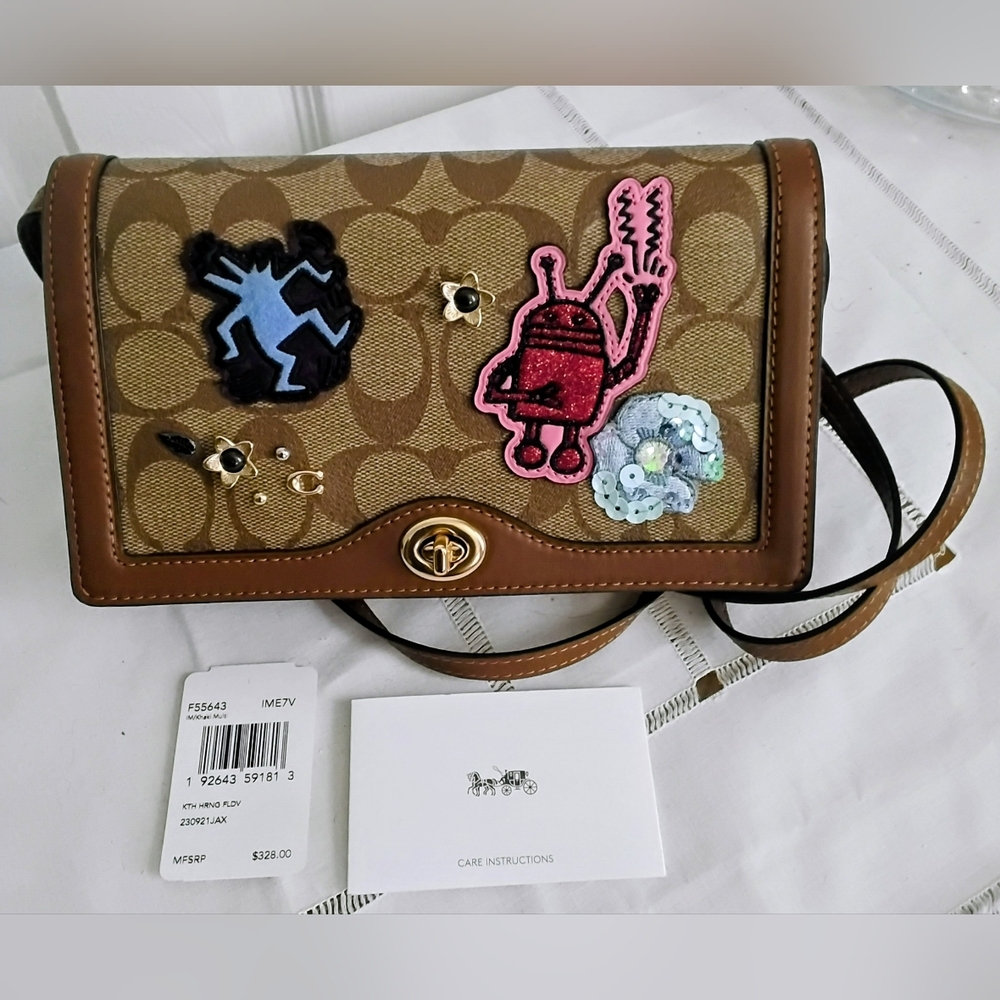 Coach X Keith Haring Limited Edition Crossbody Bag Purse NWT